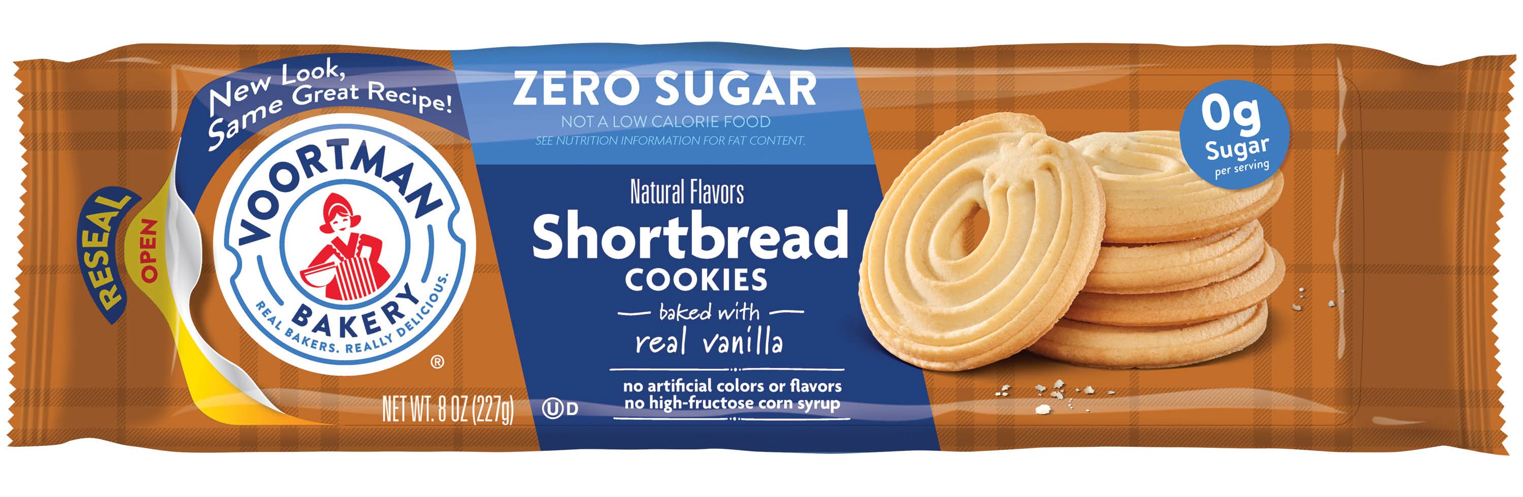 Voortman Bakery Sugar Free! Shortbread Cookies 8 oz