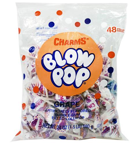 Charms Blow Pop Grape 1.5 lbs