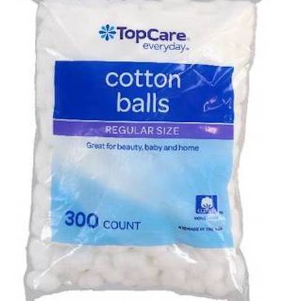 Top Care Cotton Balls Regular Size 300 ct