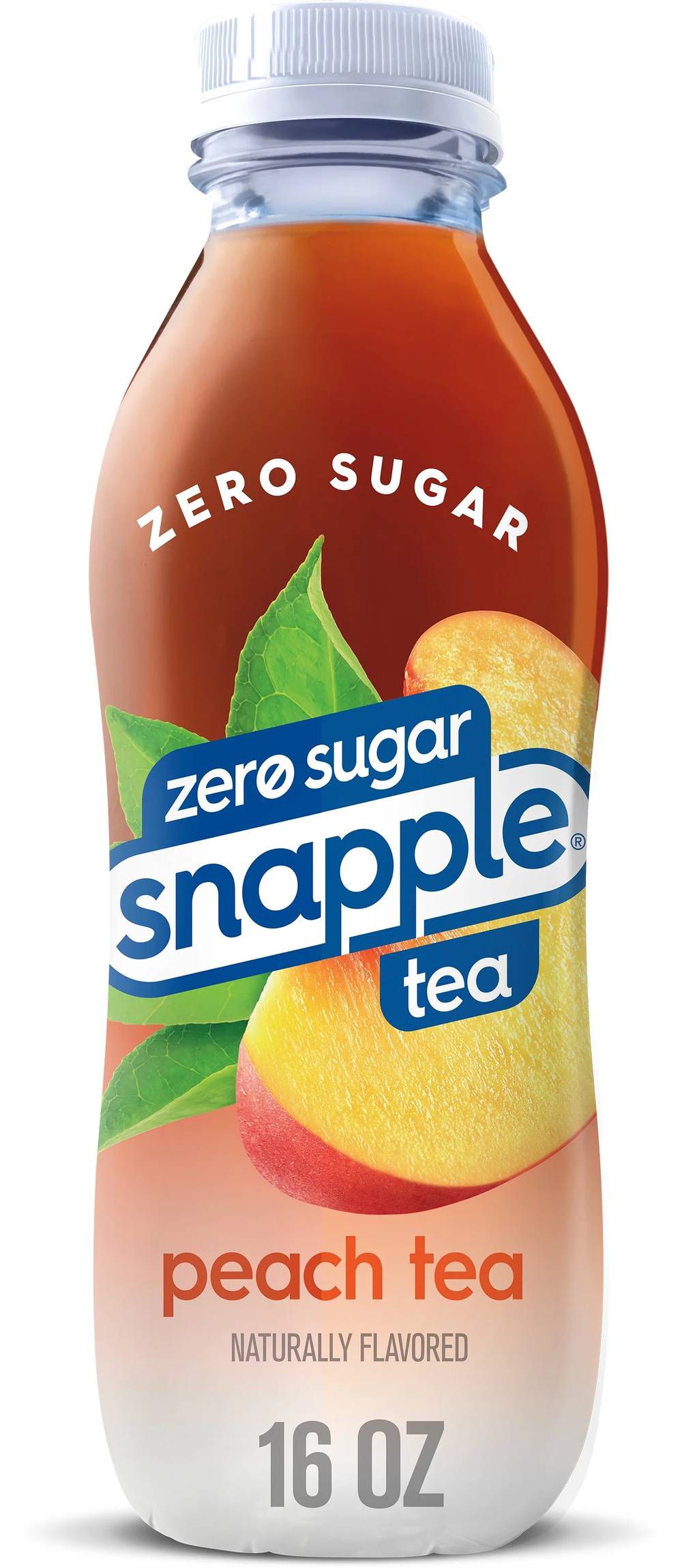 Zero Sugar Snapple Peach Tea 16 oz