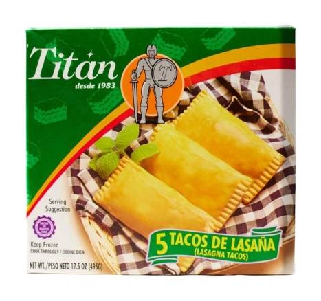 Titan Tacos de Lasagna 5 ct