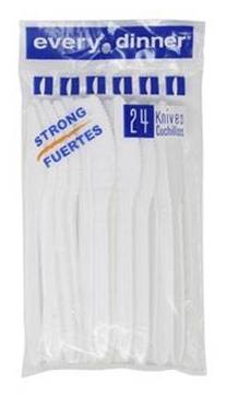 Every Dinner Plastic Knives 24 ct