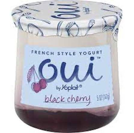 Yoplait Oui Black Cherry 5 oz