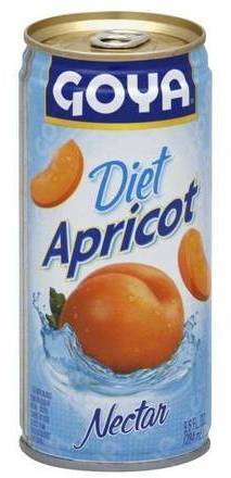 Goya Diet Apricot Nectar 9.6 oz