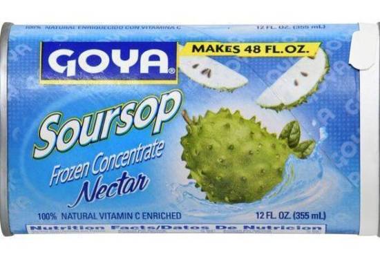 Goya Frozen Concentrate Guanabana Nectar 12 oz