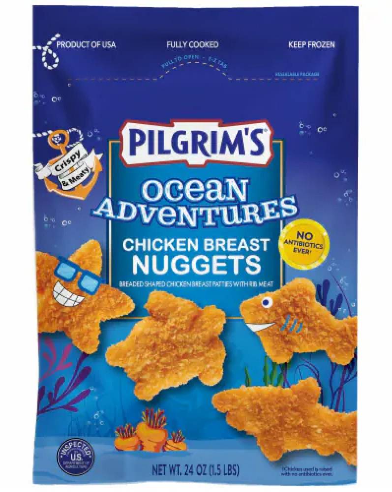Pilgrim's Ocean Adventures Chicken Breast Nuggets 24 oz