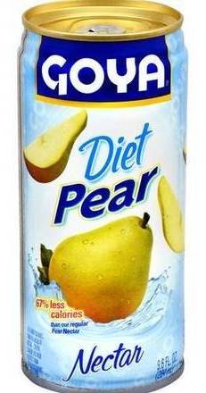 Goya Diet Pear Nectar 9.6 oz