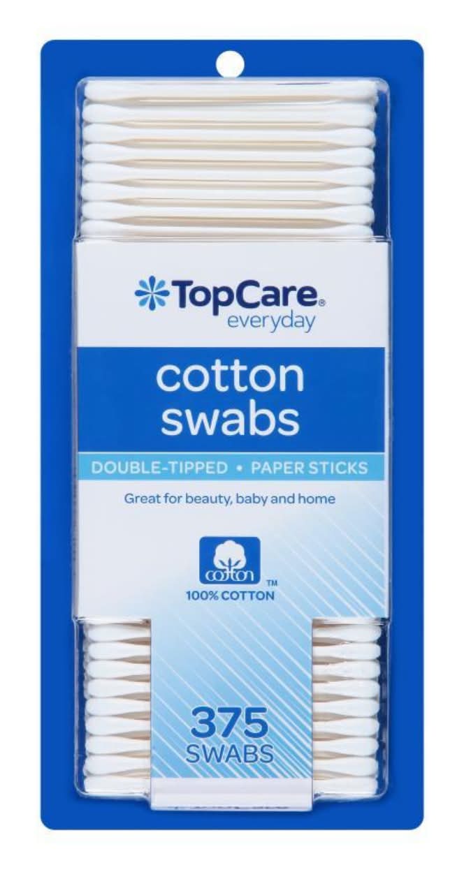 Top Care Cotton Swabs 375 ct