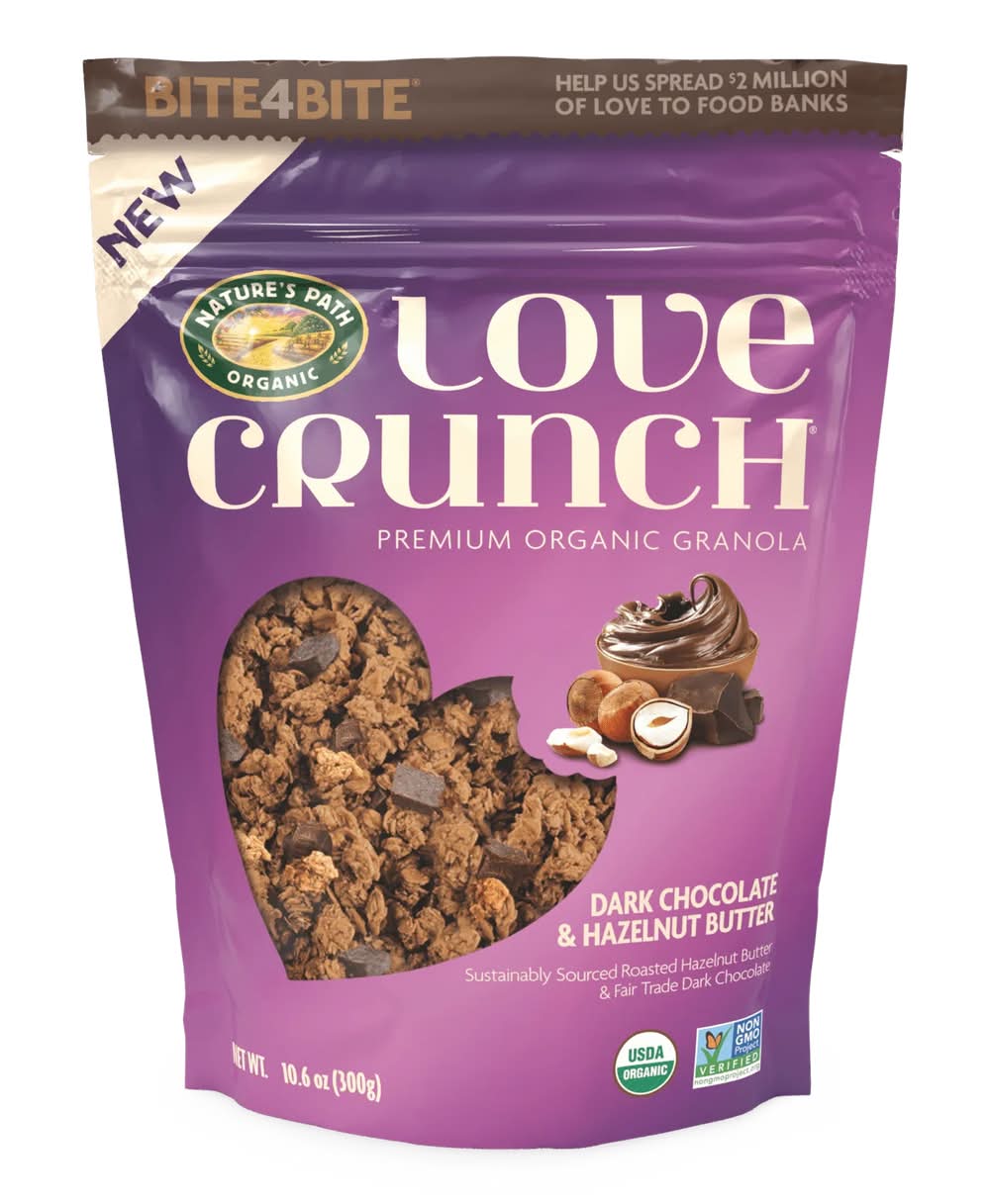 Nature’s Path Love Crunch Dark Chocolate & Hazelnut Butter Granola 11.5 oz