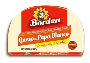 Borden Queso de Papa Blanco Media Luna 8 oz