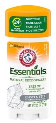 Arm & Hammer Essentials Unscented Deodorant 2.5 oz