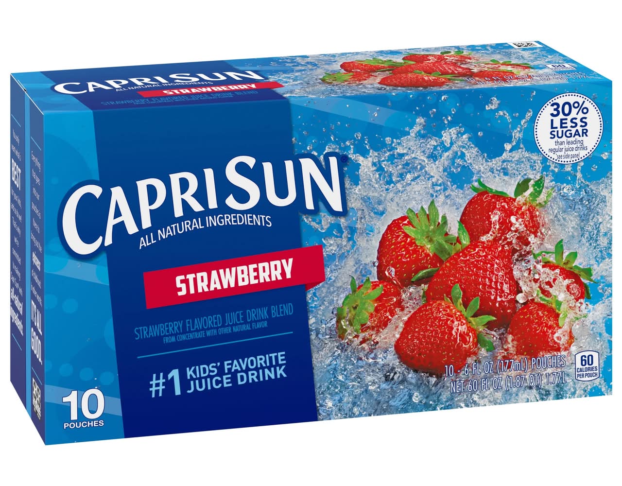Capri Sun Strawberry Juice Drink 10-6 oz