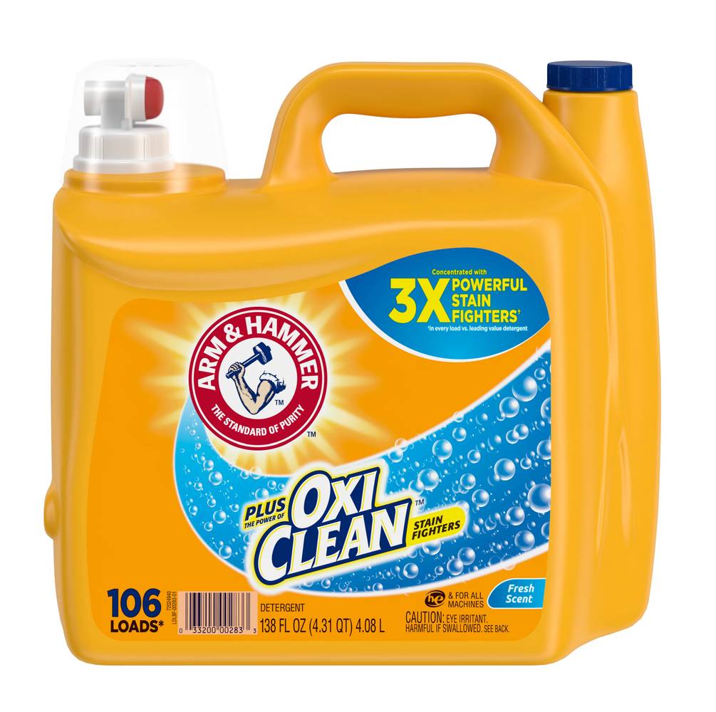 Arm & Hammer Oxi Clean 106 loads 166.6 oz