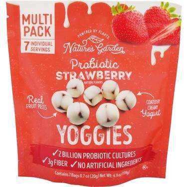 Nature's Garden Probiotic Strawberry Yoggies 7 ct