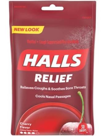 Halls Relief Cherry Flavor