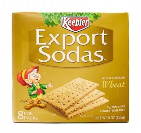 Keebler Export Soda Wheat Crackers 9 oz