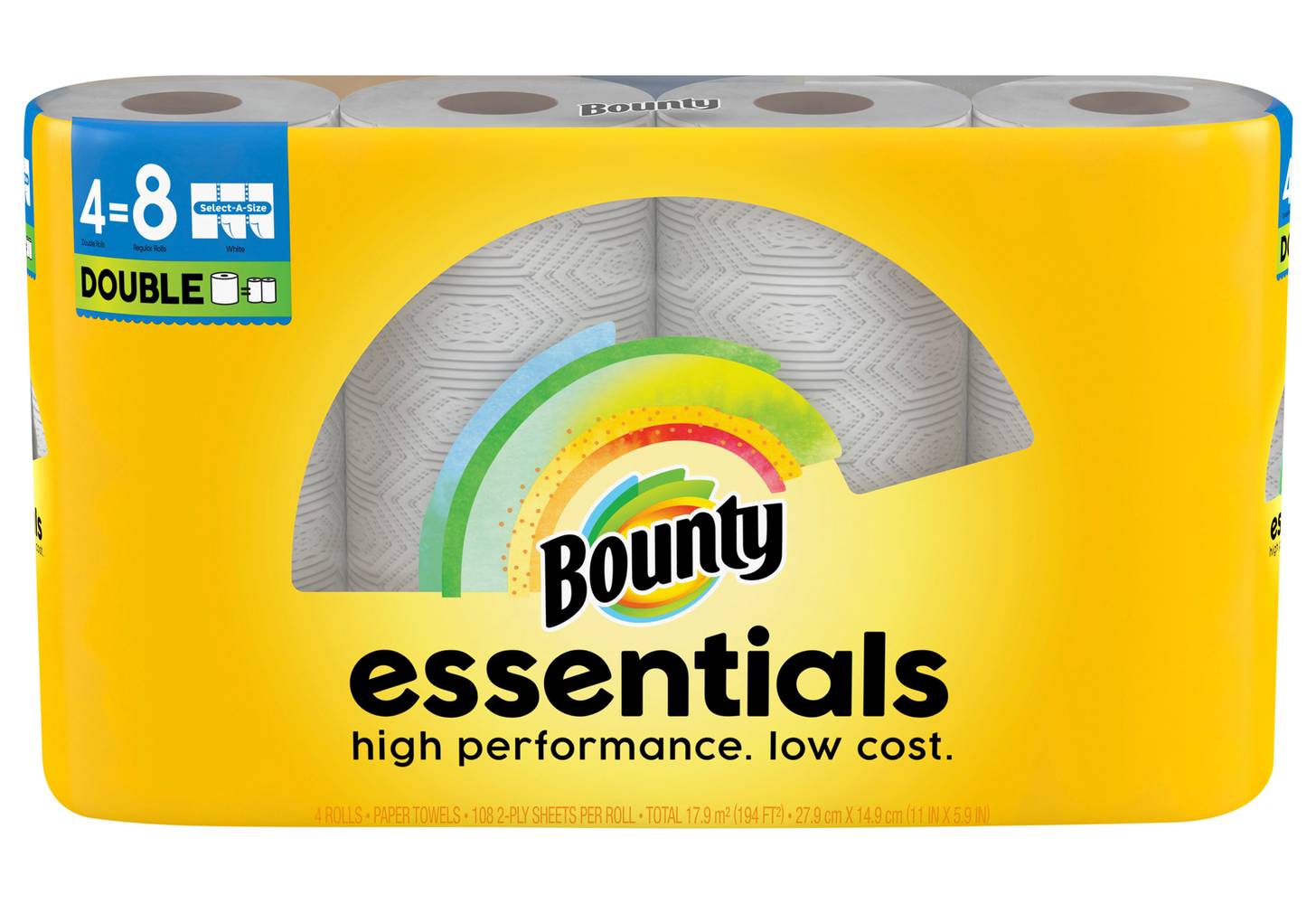 Bounty Essentials Select-a-Size 4=8