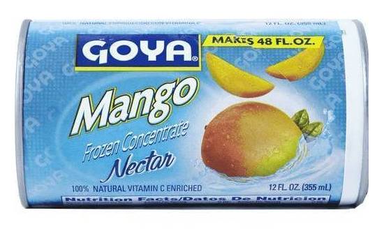 Goya Frozen Concentrate Mango Nectar 12 oz