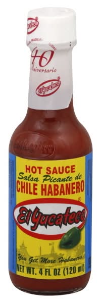 El Yucateco Hot Chile Habanero Sauce 4 oz