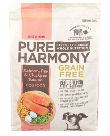Pure Harmony Grain Free Salmon Dog Food 12 lbs