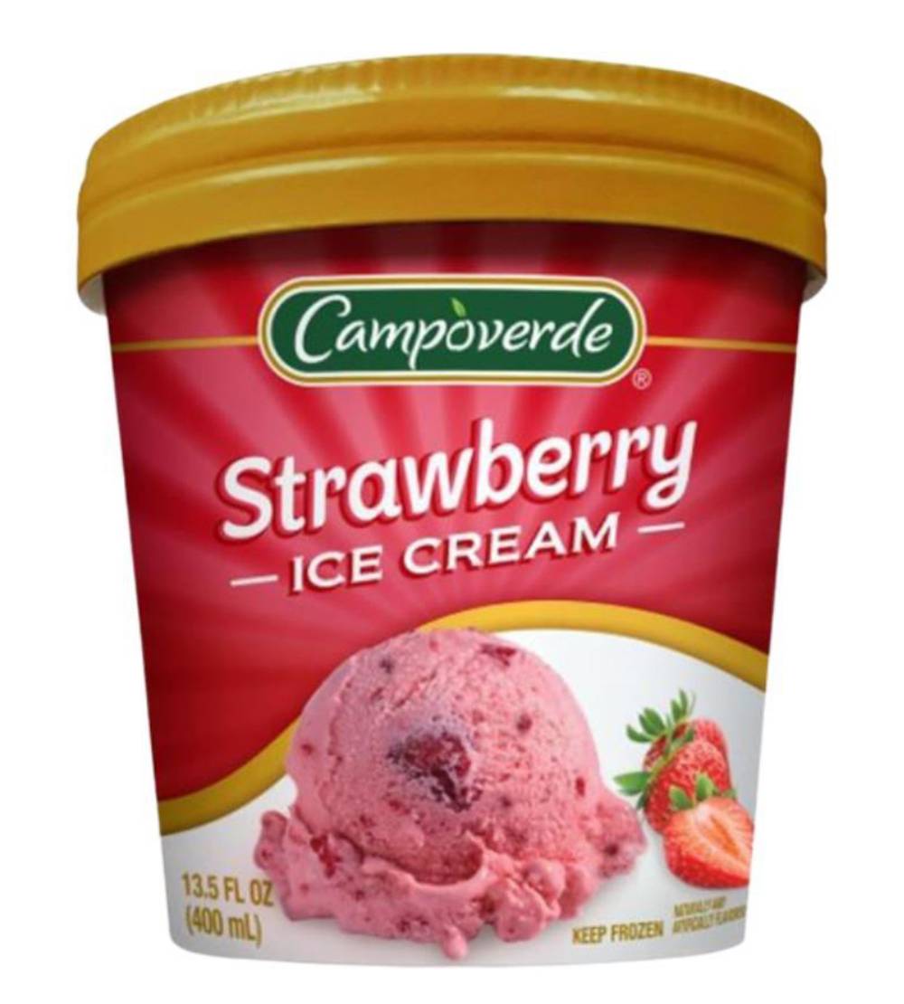 Campoverde Strawberry Ice Cream 1 pt