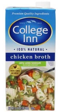College Inn Chicken Broth Less Sodium 32 oz