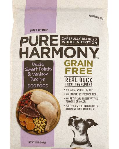 Pure Harmony Grain Free Duck Dog Food 12 lbs