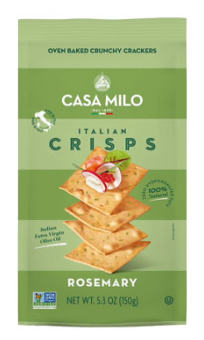 Casa Milo Italian Crisps Rosemary 5.3 oz