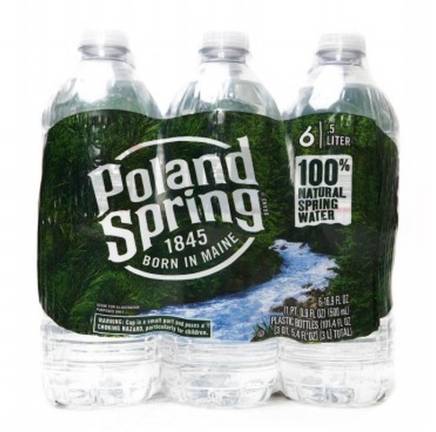 Poland Spring Water 6-16.9 oz