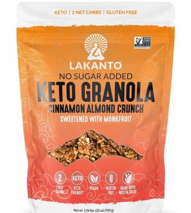Lakanto Keto Granola Cinnamon Almond Crunch 11 oz