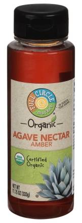 Full Circle Organic Agave Nectar Amber 11.75 oz