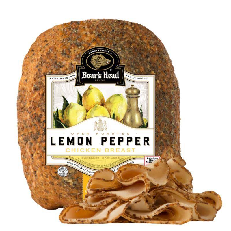 Boar's Head Oven Roasted Lemon Pepper Chicken Breast STO 8 oz
