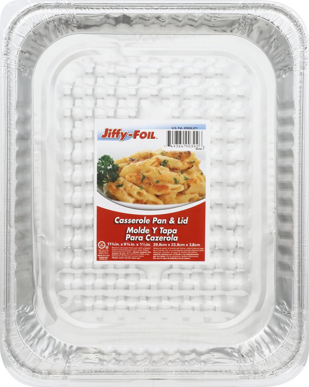 Jiffy-Foil Casserole Pan and Lid