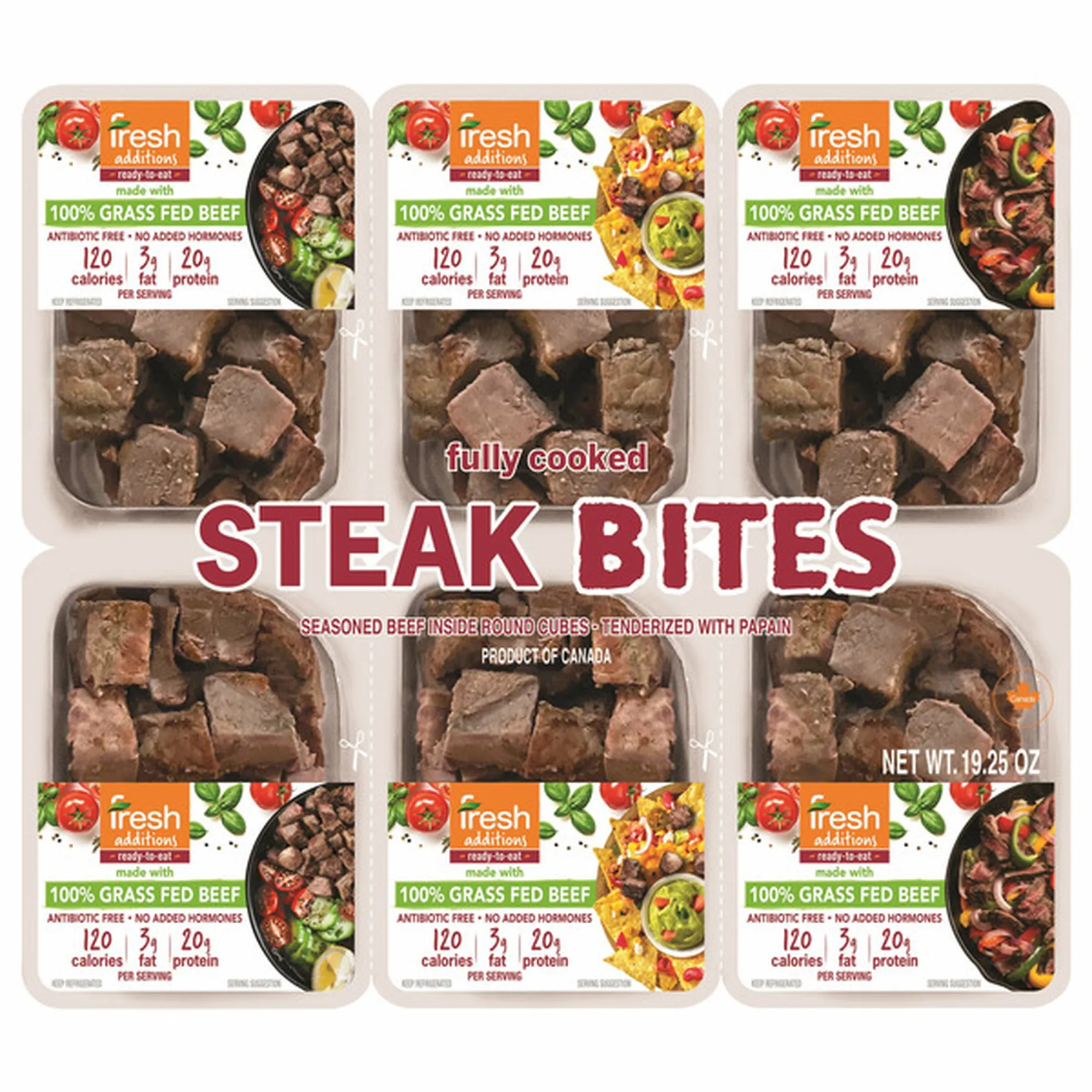 Fresh Additions Sirloin Steak Bites 6-3.2 oz
