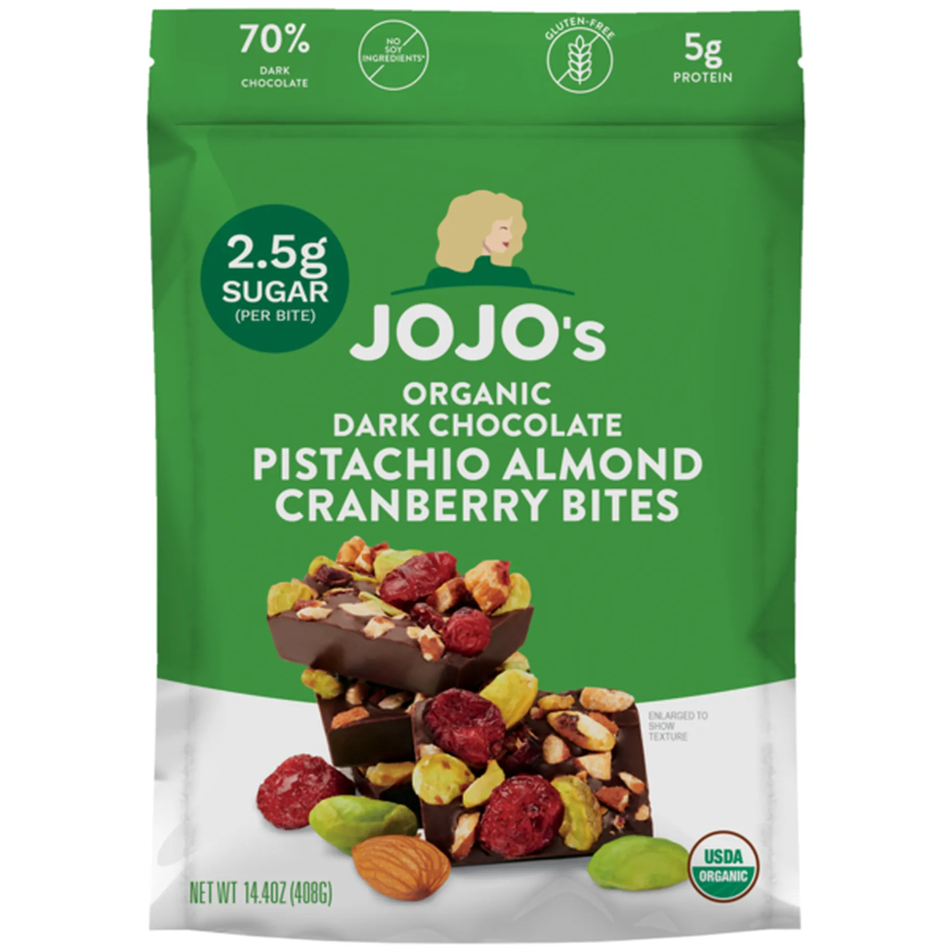 Jojo’s Organic Dark Chocolate Bites 14.4 oz