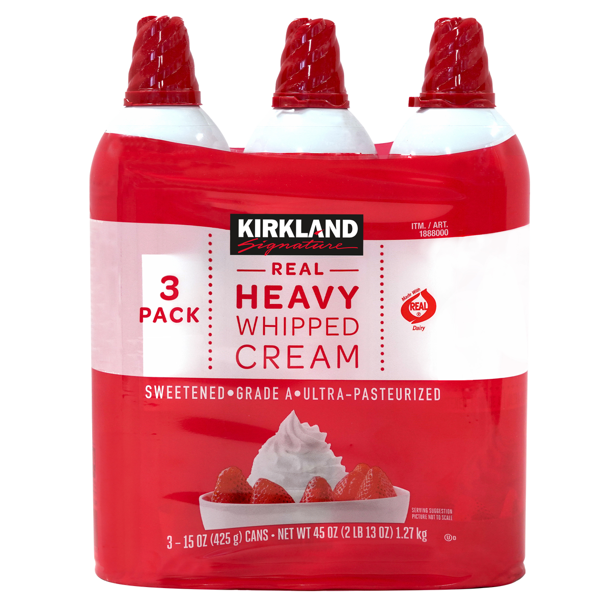 Kirkland Signature Heavy Whipped Crean 3-15 oz