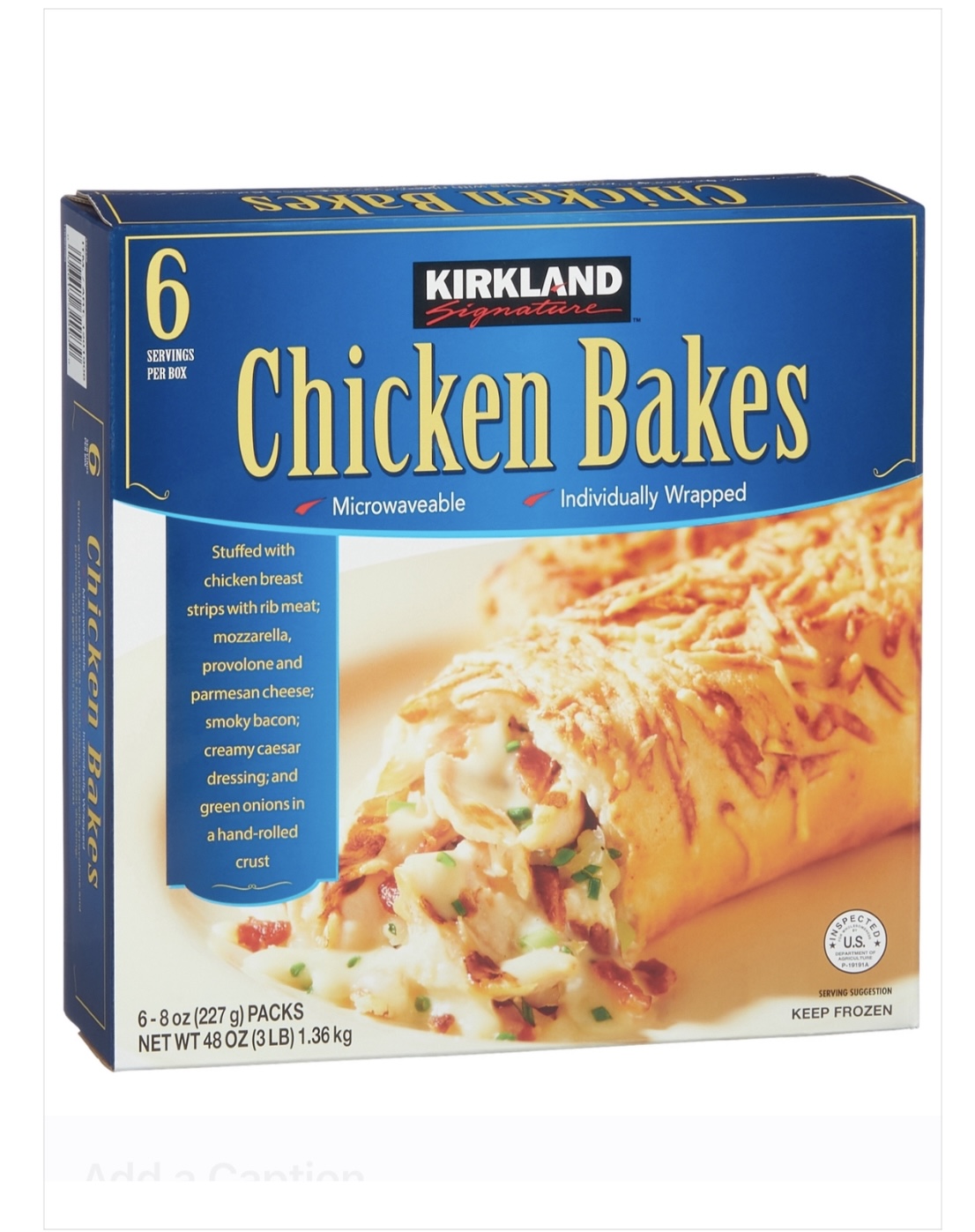 Kirkland Signature Chicken Bakes 6-8 oz
