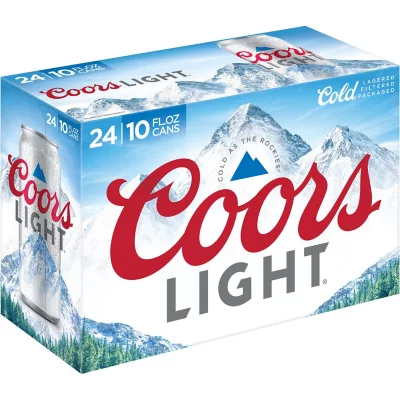Coors Light 24-10 oz Cans