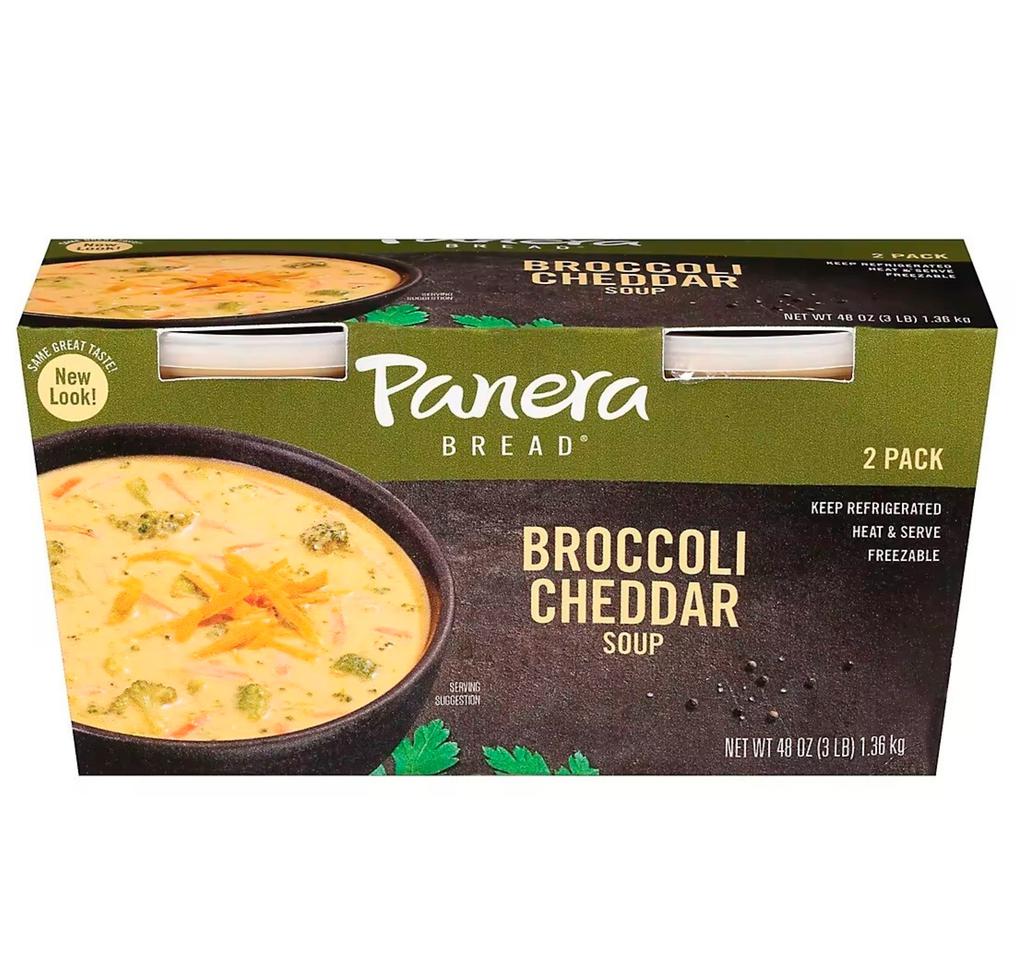 Panera Broccoli Cheddar Soup 2-24 oz