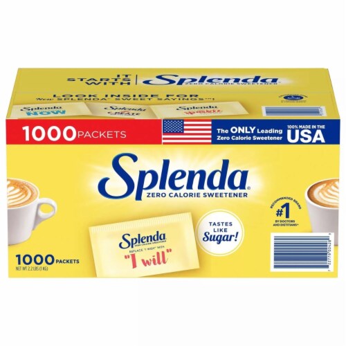 Splenda No Calorie Sweetener 1000 ct
