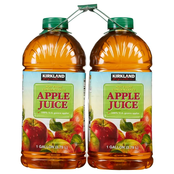 Kirkland Signature Apple Juice 2-128 oz