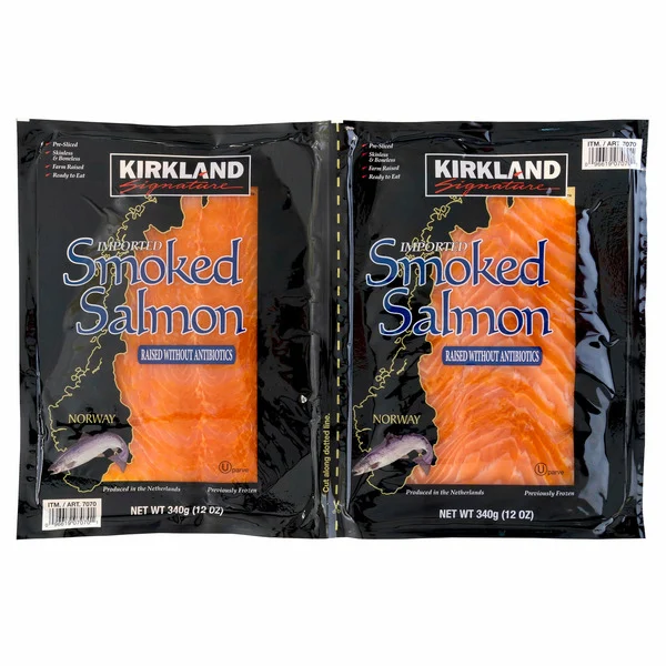 Kirkland Signature Smoked Salmon 2-12 oz