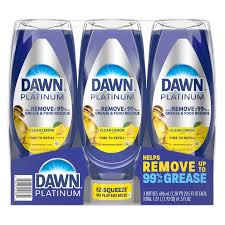 Dawn Platinum EZ-Squeeze Clean Lemon 3-20.5 oz