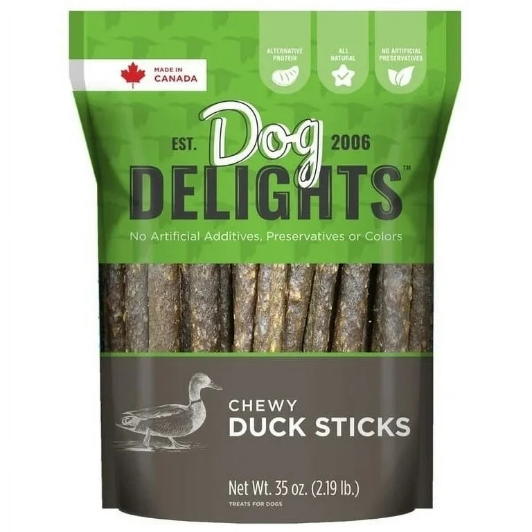 Dog Delights Chewy Duck Sticks 35 oz