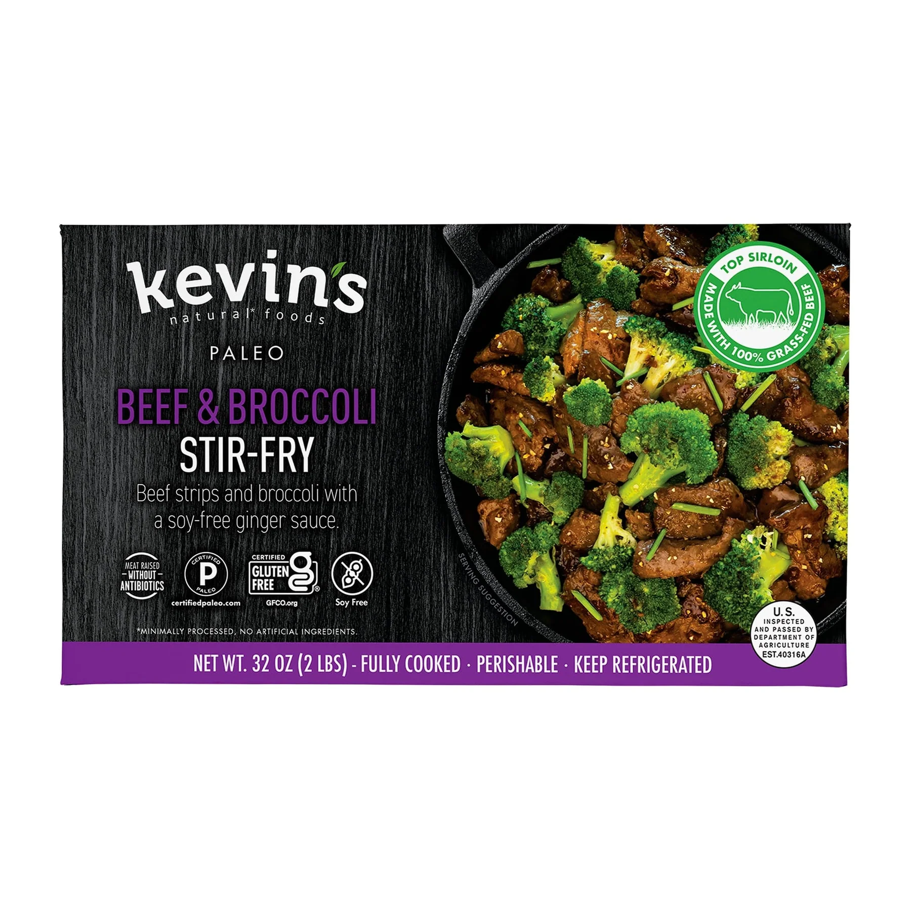 Kevin’s Beef and Broccoli Stir Fry 32 oz
