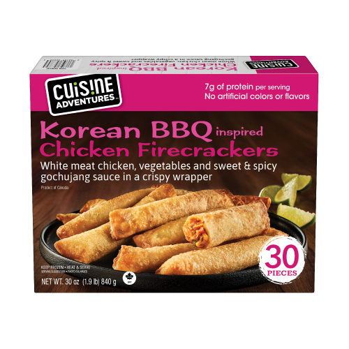 Cuisine Adventures Korean Chicken BBQ Firecrackers 30 ct