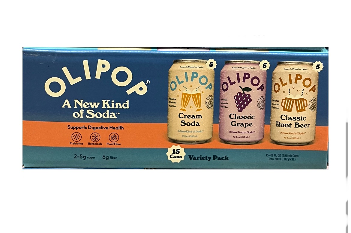 Olipop Prebiotic Soda Variety 15-12 oz