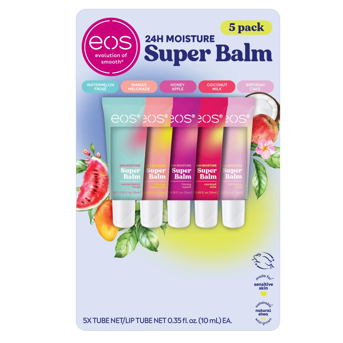 EOS Super Balm Tubes 5 ct