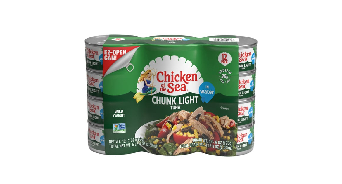 Chicken of the Sea Chunk Light Tuna In Water 12-7 oz