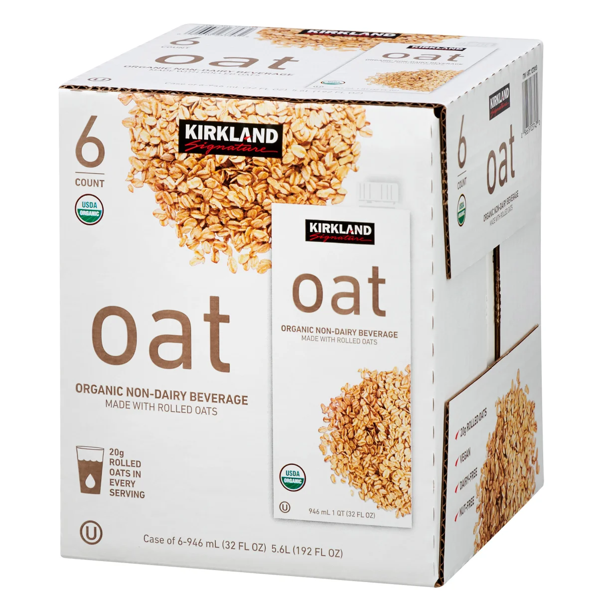 Kirkland Signature Organic Oat Beverage 6-32 oz